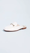 Sam Edelman Linnie Womens Leather Slip On Loafers In Bright White