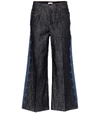 RED VALENTINO WIDE-LEG CROPPED JEANS,P00326308