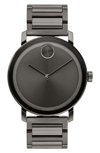 Movado Bold Evolution Bracelet Watch, 40mm In Gunmetal