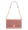 TORY BURCH KIRA PERFORATED LEATHER CLUTCH,48870