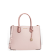 MICHAEL MICHAEL KORS LARGE MERCER LEATHER TOTE - PINK,30F8SM9T3T