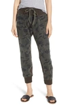 James Perse Camouflage-print Cotton-jersey Track Pants In Artillery Camo