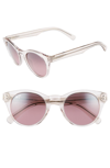 Maui Jim Dragonfly 49mm Polarizedplus2 Cat Eye Sunglasses In Crystal Pink/ Maui Rose