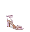 TABITHA SIMMONS LETICIA CLEAR ANKLE STRAP SANDAL,LETICIA FRILL