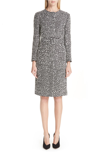 OSCAR DE LA RENTA BELTED TWEED JACKET,18PN814SRW