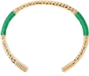 AURELIE BIDERMANN SOHO EMERALD BRACELET,SOHBR01/YELLOW GOLD / EMERAL