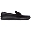 PRADA MEN'S LEATHER LOAFERS MOCCASINS,2DD131 MGV F0H79 39