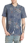 NATIVE YOUTH FLORAL SKETCH SHORT SLEEVE SPORT SHIRT,NYSH442