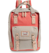 DOUGHNUT Macaroon Colorblock Backpack,D010-1397