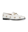GUCCI EMBROIDERED JORDAAN LOAFERS,14857409