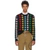GUCCI Black & Multicolor Star Sweater