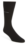 Calvin Klein Giza Crew Socks In Black
