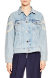 SANDRO Embellished Jean Jacket,V7109E