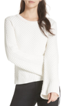 Joie Lauraly Cutout Back Sweater In Porcelain