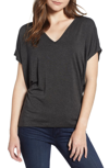 AMOUR VERT 'MAYR' V-NECK TEE,7044