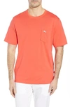 Tommy Bahama 'new Bali Sky' Original Fit Crewneck Pocket T-shirt In Bright Coral