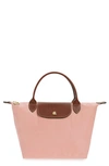 Longchamp 'small Le Pliage' Top Handle Tote - Pink In Pinky