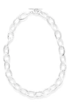 Ippolita Sterling Silver Glamazon Bastille Link Chain Necklace, 18 In Silver