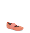 Camper 'right Nina' Leather Ballerina Flat In Medium Pink Leather