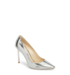 JIMMY CHOO ROMY METALLIC POINTY TOE PUMP,J000105364