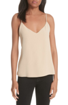 L'agence 'jane' Silk Tank In Sesame