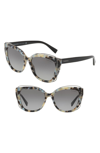 TIFFANY & CO 54mm Gradient Cat Eye Sunglasses,TF414854-Y