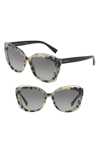 Tiffany & Co Tiffany &amp; Co. 54 Tortoise Cat-eye Sunglasses - Tf4148 In Beige Havana Gradient