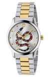 GUCCI G-TIMELESS BRACELET WATCH, 38MM,YA1264075