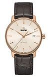 Rado Men's Coupole Classic Champagne Dial Watch In Gold
