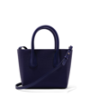 Dagne Dover Signature Petite Coated Canvas Tote - Blue In Dagne Blue