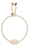 Kendra Scott Elaina Station Bracelet In Iridescent Drusy/ Gold