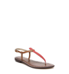 Sam Edelman Gigi Sandal In Hot Coral/ Saddle Leather
