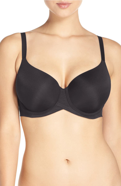 Wacoal Ultimate Side Smoother Unlined Underwire Bra In Black