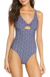 TORY BURCH PALMA PRINT ONE-PIECE SWIMSUIT,50735