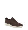 Cole Haan Zerogrand Stitchlite Wingtip In Dark Roast/ Ivory