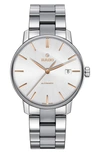 RADO COUPOLE CLASSIC AUTOMATIC LEATHER STRAP WATCH, 38MM,R22860023