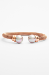 MAJORICA 12MM PEARL BANGLE,OMA1598SW