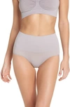 Yummie Set Of 2 Ultralight Seamless Thong In Gull Gray