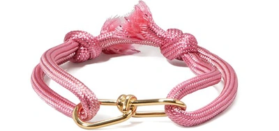 Annelise Michelson Wire Cord Bracelet In Pink