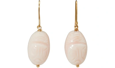 Aurelie Bidermann Lapis Lazuli Earrings In Pink Opal