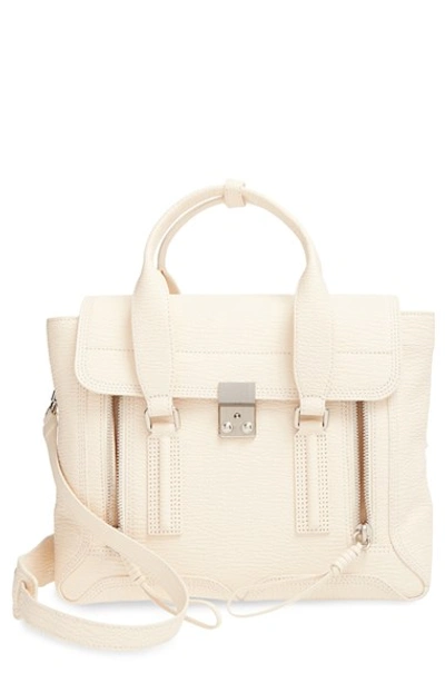 3.1 Phillip Lim Medium Pashli Leather Satchel In Feather