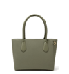 Dagne Dover Signature Classic Coated Canvas Tote - Green In Olive