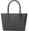 Dagne Dover Signature Classic Coated Canvas Tote In Graphite