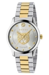 GUCCI G-TIMELESS BRACELET WATCH, 38MM,YA1264074