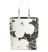 CALVIN KLEIN 205W39NYC X ANDY WARHOL FOUNDATION FLOWERS LEATHER TOTE - WHITE,83WLBA50 T025P