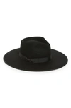 Lack Of Color Noir Wool Rancher Hat In Black