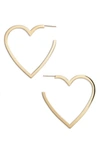 JENNIFER ZEUNER LARISSA MEDIUM OPEN HEART EARRINGS,350