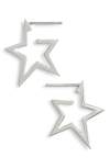 JENNIFER ZEUNER SADE STAR SMALL HOOPS,352