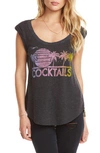 CHASER COCKTAILS TEE,CW7213-CHA3212-BLK