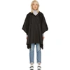 MONCLER MONCLER BLACK RAIN PONCHO